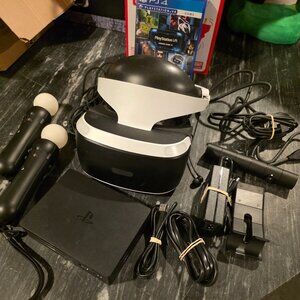Playstation Virtual Reality Headset Game Bundle
